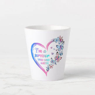 Caneca De Café Latte Sou um sobrevivente Conscientização sobre o câncer