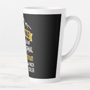Caneca De Café Latte Sou Uma Avó De Acampamento
