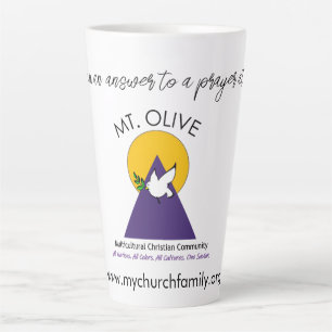 Caneca De Café Latte Sou uma resposta a uma oração!