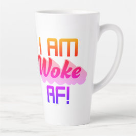 Caneca De Café Latte Sou Woke AF!