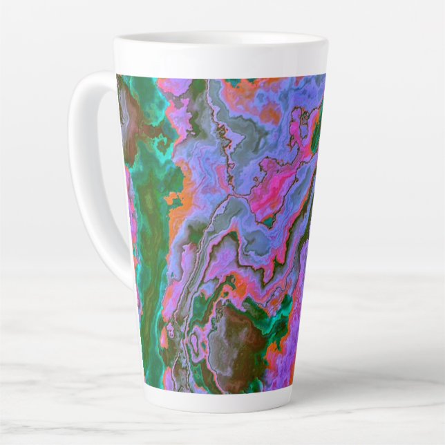 Caneca De Café Latte Sour Marble (Ângulo esquerdo)