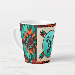 Caneca De Café Latte Southwest Kokopelli Latte Mug