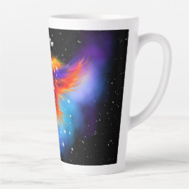 Caneca De Café Latte Space Phoenix Nebula