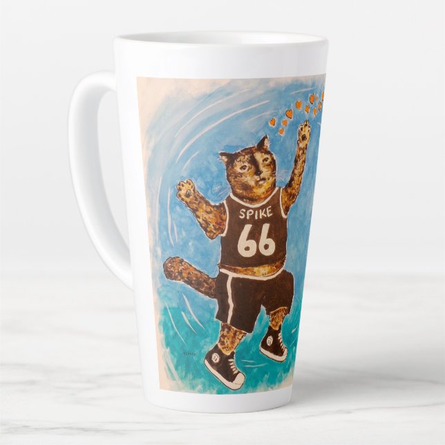 Caneca De Café Latte Spike 66 Amor (Ângulo esquerdo)