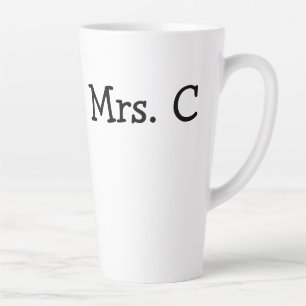 Caneca De Café Latte Sra.     CTeacher / Educadora Mug