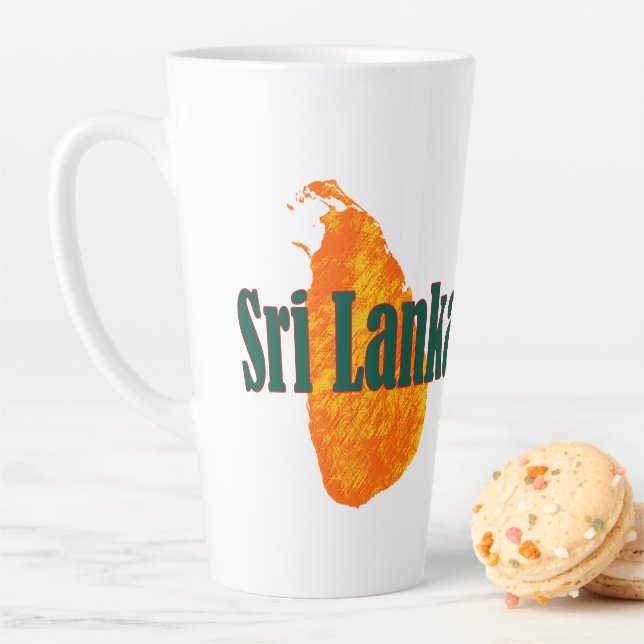 Caneca De Café Latte Sri Lanka (In Situ)