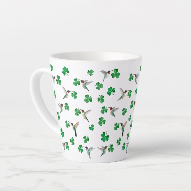 Caneca De Café Latte St. Patrick's Day Latte Mug (Ângulo esquerdo)