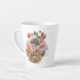 Caneca De Café Latte Stardust Bloqueio Sobre Etapas Cósmicas