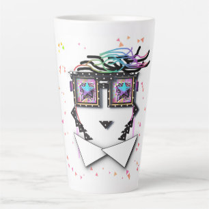 Caneca De Café Latte Starry Eyed