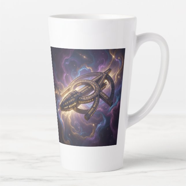 Caneca De Café Latte Stellar Path – Journey Through the Universe´14 (Direita)