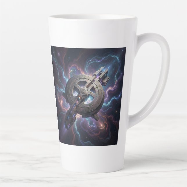 Caneca De Café Latte Sternenpfad – Reise durch das Universum´14 (Direita)