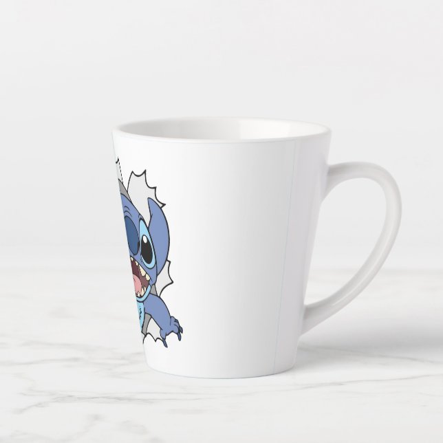 Caneca De Café Latte Stitch Latte Mug (Direita)