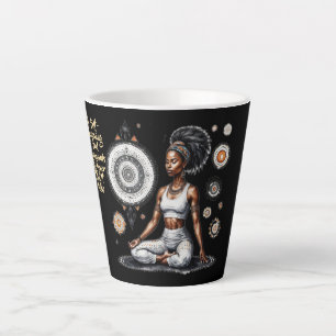 Caneca De Café Latte Sua Sabedoria Autorgoverna Latte Mug