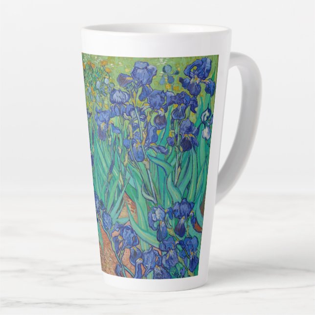Caneca De Café Latte Subidas por Vincent Van Gogh (Ângulo direito)