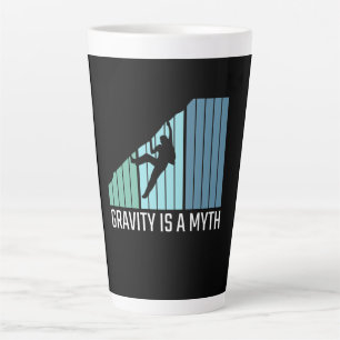 Caneca De Café Latte Subindo - A gravidade é um mito