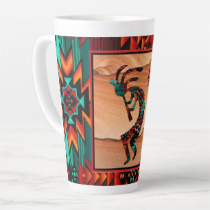 Caneca De Café Latte Sudoeste Kokopelli Latte Mug