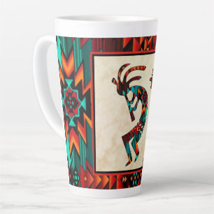Caneca De Café Latte Sudoeste Kokopelli Latte Mug