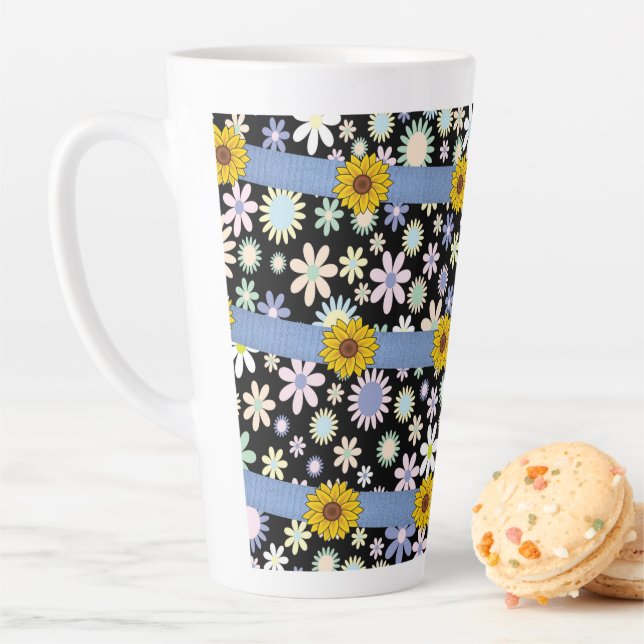 Caneca De Café Latte Sunflower Latte Mug (In Situ)