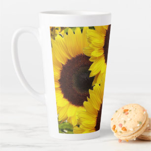 Caneca De Café Latte Sunflower Latte Mug