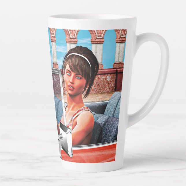 Caneca De Café Latte Sunny Day (Direita)