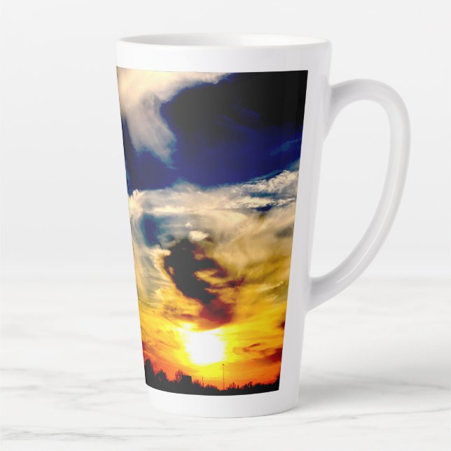 Caneca De Café Latte Sunset (Direita)