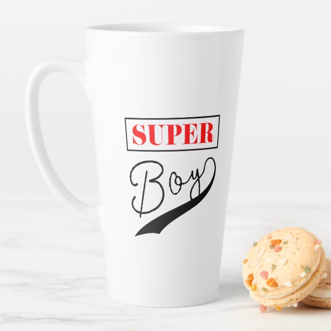 Caneca De Café Latte Super Boy (In Situ)