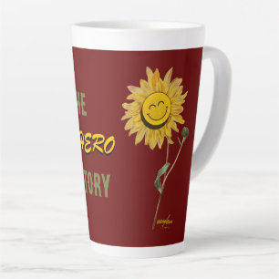 Caneca De Café Latte Super-herói Red Latte Mug da Poeta Adiela Akoo