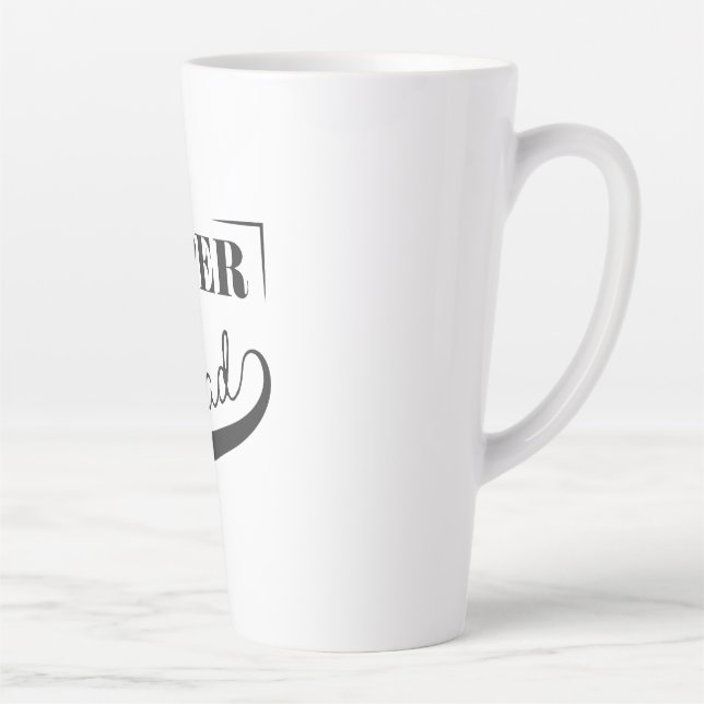 Caneca De Café Latte Super Pai (Direita)