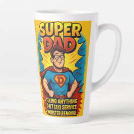 Caneca De Café Latte Super Pai Mug: O perfeito presente do Dia de os pa