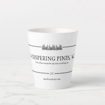 Sussurrando pinos Logotipo Mug
