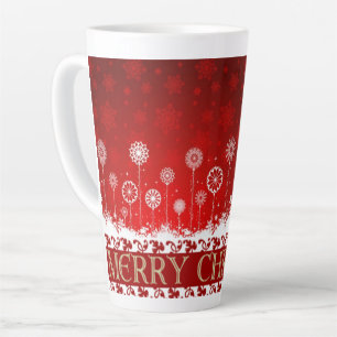 Caneca De Café Latte Suzanne Elizabeth Coleção de Natal Latte Mug