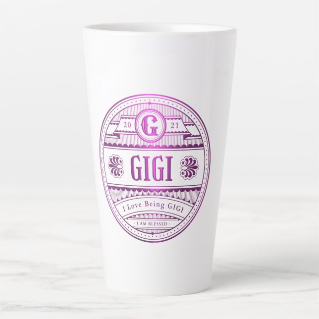 Caneca De Café Latte Sweet GIGI (Frente)