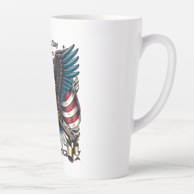 Caneca De Café Latte T-Shirt (Direita)