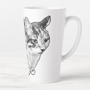 Caneca De Café Latte Tabuleiro Fireside com Pontos de Neve