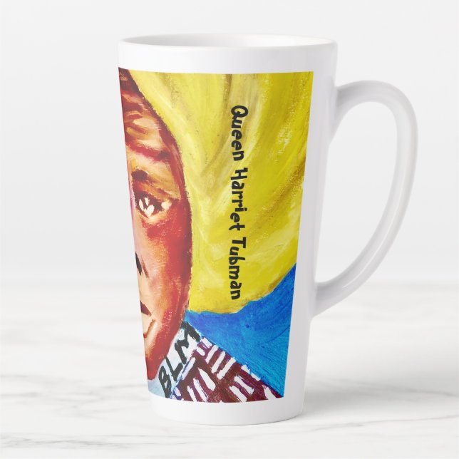 Caneca De Café Latte Taça Cerâmica da Rainha Harriet Tubman (Direita)
