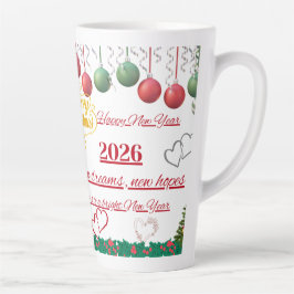 Caneca De Café Latte Taca Copa de Ano Novo