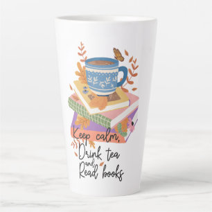 Caneca De Café Latte Taça de Tea Floral Quote Vintage Mug