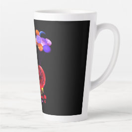 Caneca De Café Latte Taça Lateral da Terra Morta