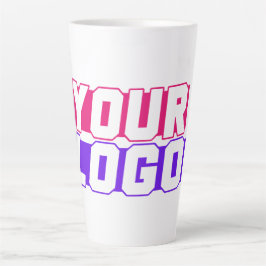 Caneca De Café Latte Taça Lateral Personalizada de Café - Adicione seu 