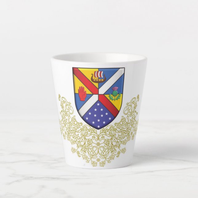 Caneca De Café Latte Taça Macchiato Latte (Frente)