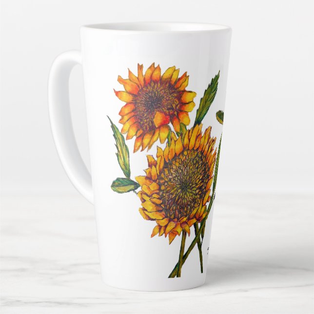 Caneca De Café Latte Tall latte mug (Ângulo esquerdo)