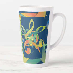 Caneca De Café Latte Tall Mug com Design gráfico por Pat Willard Design