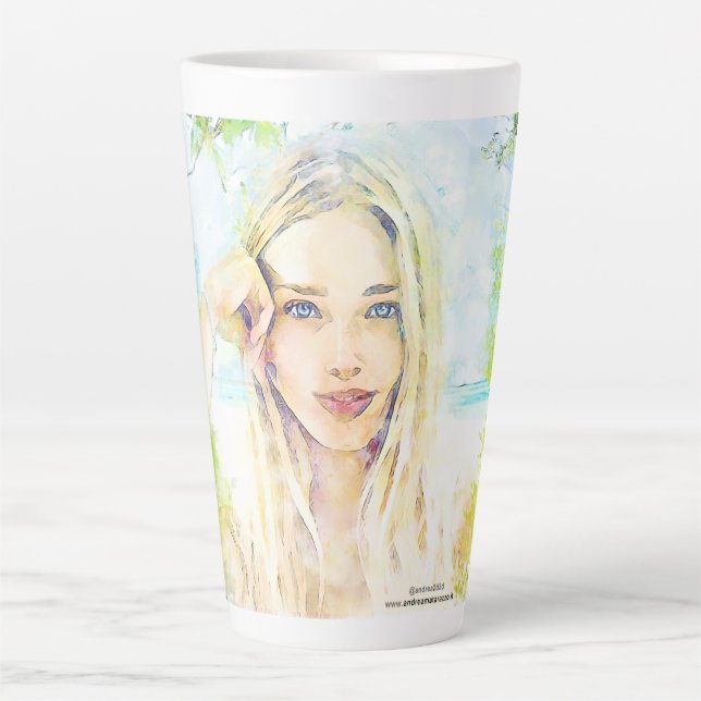 Caneca De Café Latte Tamara (Frente)