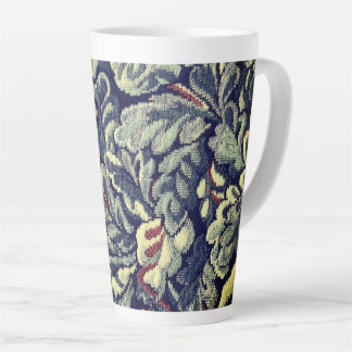 Caneca De Café Latte Tapeçaria Deixando Lata De Madeira