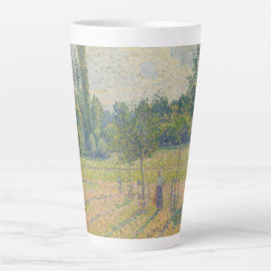 Caneca De Café Latte "Tarde Adiantada em nosso Prado" - Camille Pissarr