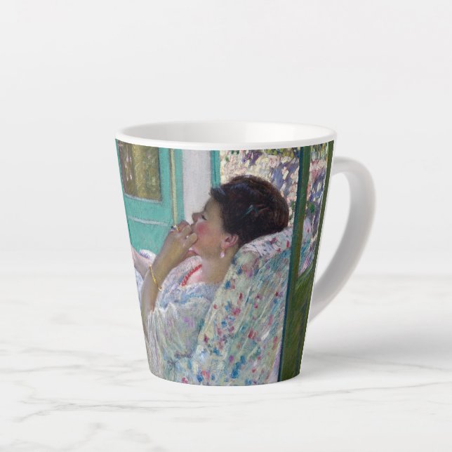 Caneca De Café Latte Tarde - Sala Amarela 1910 (Ângulo direito)