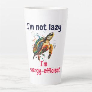 Caneca De Café Latte Tartaruga
