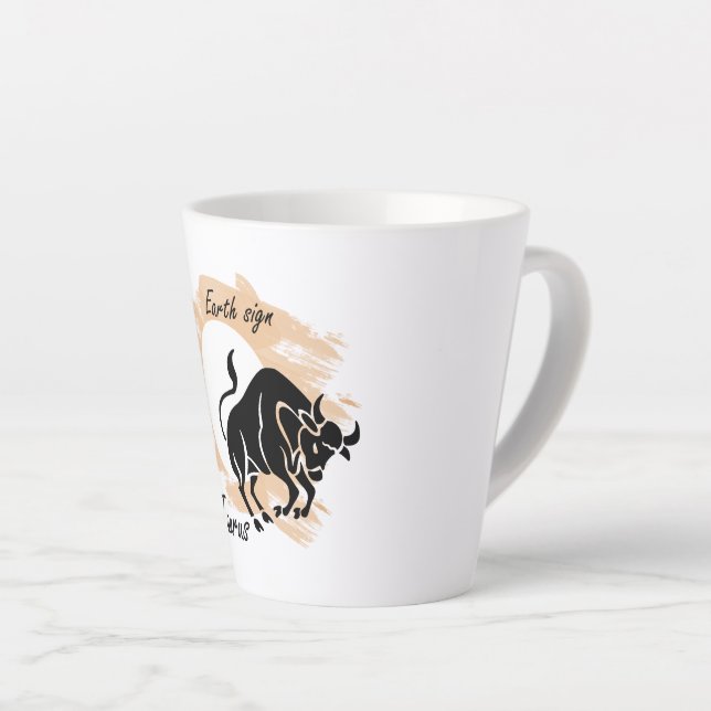 Caneca De Café Latte Taurus (Ângulo direito)