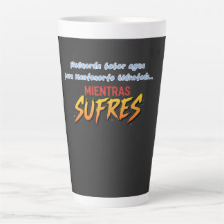 Caneca De Café Latte Taza bebe agua mientras sufres