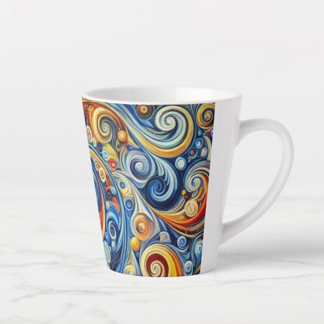 Caneca De Café Latte Taza caos armonioso (Direita)